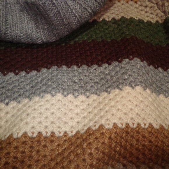 NWT Krimson Klover Jill Sweater L Turtleneck Stripes Merino Wool/Alpaca - Picture 4 of 16